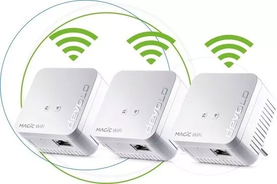 Devolo Magic 1 WiFi 4 Mesh Multiroom Kit 3 Adapter 07096